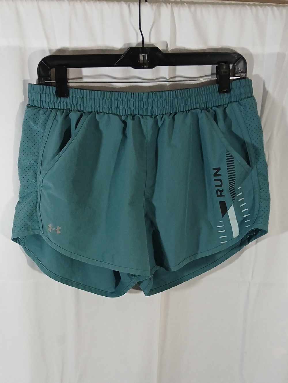 Under Armour Womens Medium Fly-By 3" Shorts Heatgear Running Exercise